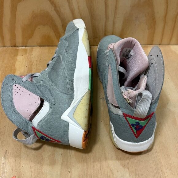 Mens Air Jordan 7 Retro SE Hare Shoes. CT8528 002 Neutral Gray Summit White 13 main image 5